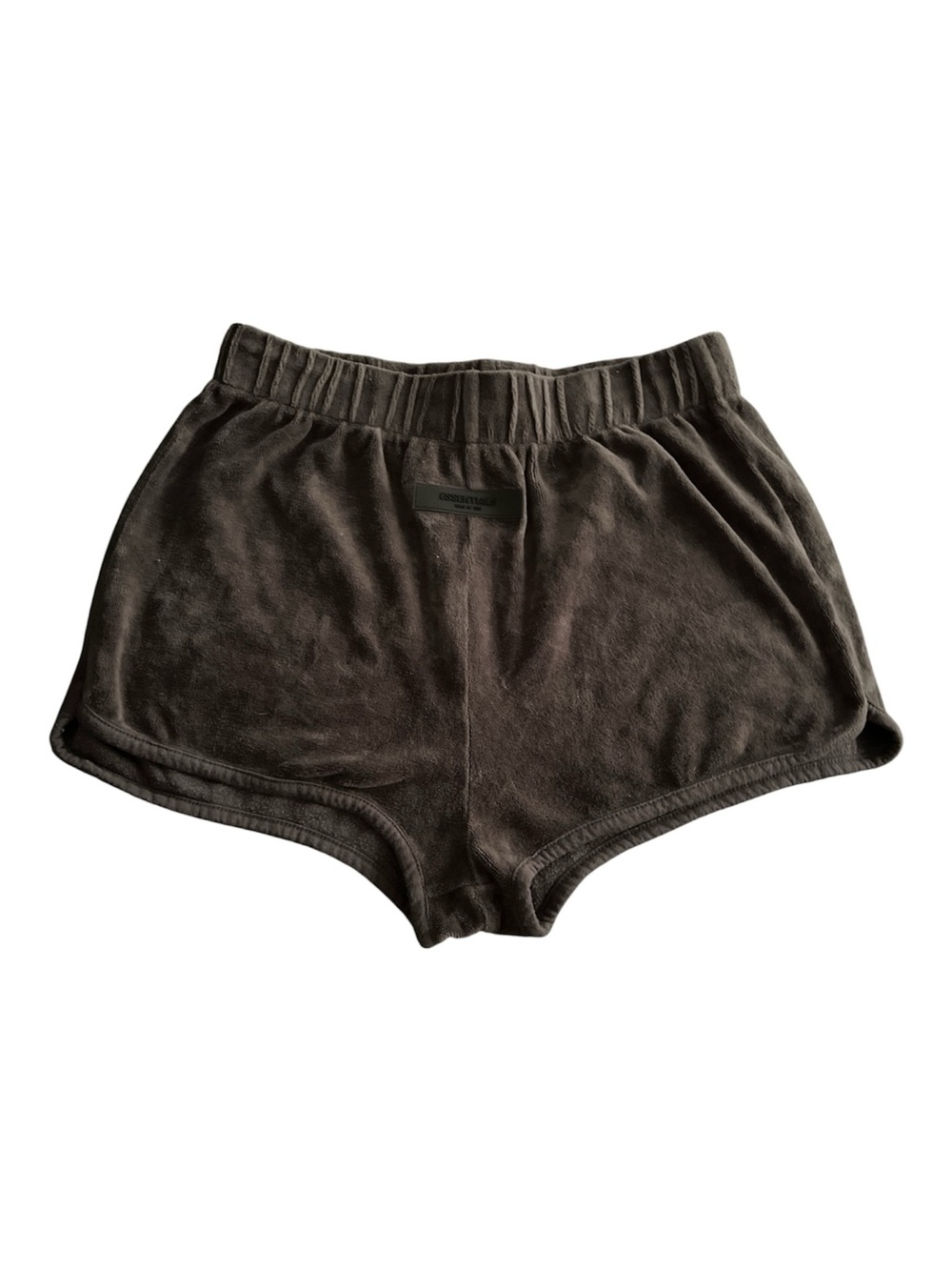 Fear of God Essentials Velour Gray Shorts Women’s Medium